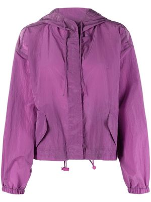 Emporio Armani lightweight hooded jacket - Purple