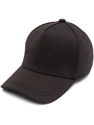 Emporio Armani logo-debossed baseball cap - Black