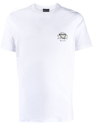 EMPORIO ARMANI logo detail T-shirt - White