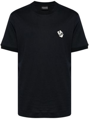 Emporio Armani logo-embroidered cotton T-shirt - 965