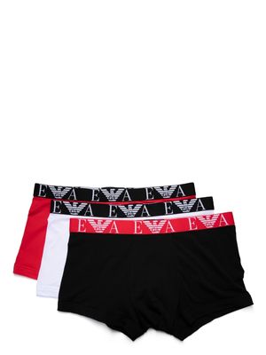Emporio Armani logo-print boxers set - Red