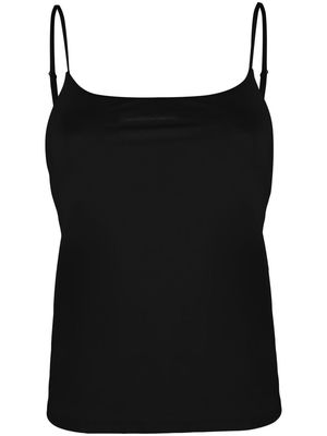 Emporio Armani logo-print cami top - Black
