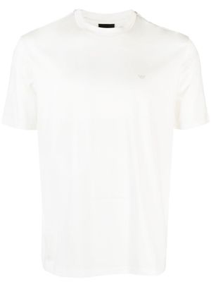 Emporio Armani logo-print short sleeve T-shirt - White