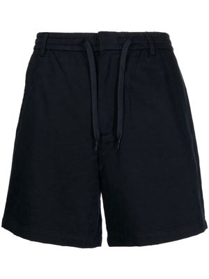 Emporio Armani logo-print track shorts - Blue