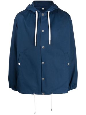 Emporio Armani long-sleeve hoodie jacket - Blue
