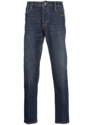 Emporio Armani low-rise slim jeans - Blue