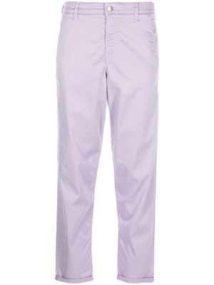 Emporio Armani low-rise straight-leg trousers - Purple