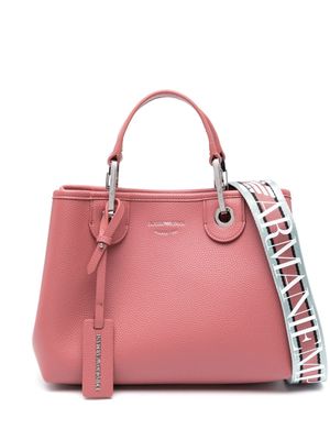 Emporio Armani medium MyEA debossed-logo bag - Pink