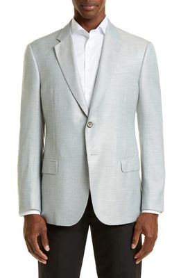 Emporio Armani Men's Solid Sport Coat in Grey