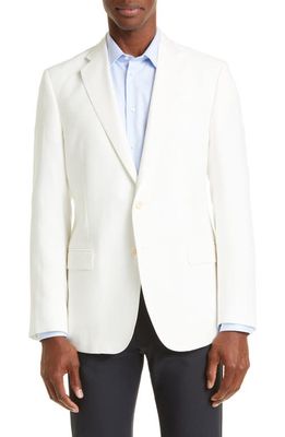 Emporio Armani Men's Solid Suit Jacket in White