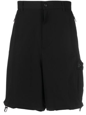 Emporio Armani mid-rise cargo shorts - Black