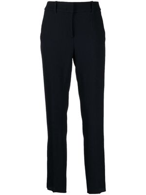 Emporio Armani mid-rise cropped trousers - Black