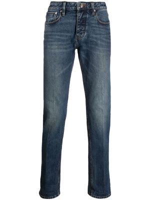 Emporio Armani mid-wash jeans - Blue