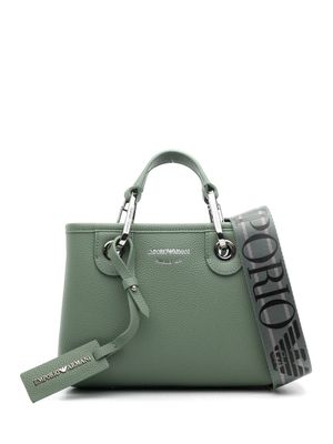 Emporio Armani mini MyEA tote bag - Green