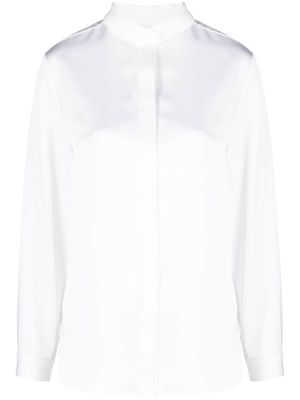Emporio Armani mock-neck long-sleeve shirt - White