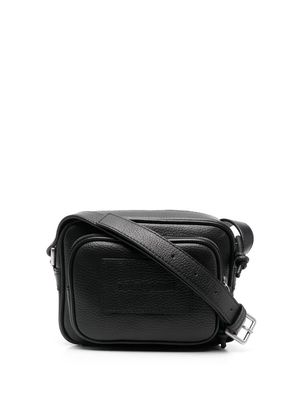 Emporio Armani multi-pocket crossbody messenger bag - Black