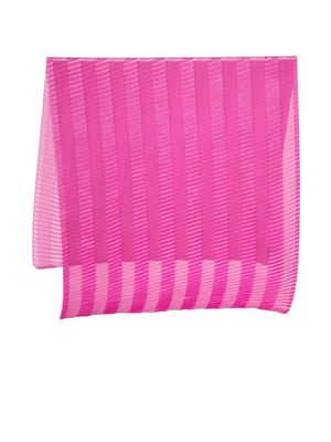 Emporio Armani plated satin scarf - Pink