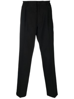 Emporio Armani pressed-crease skinny trousers - Black
