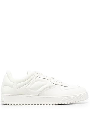 Emporio Armani quilted-finish low-top sneakers - Neutrals
