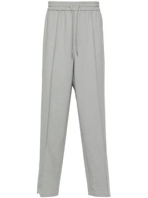 Emporio Armani raised-seam straight trousers - Grey