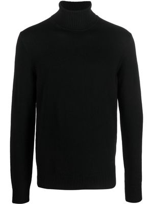 Emporio Armani roll-neck knit jumper - Black