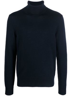 Emporio Armani roll-neck knit jumper - Blue
