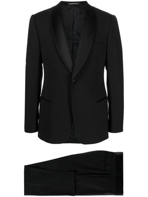 Emporio Armani shawl-lapels single-breasted suit - Black