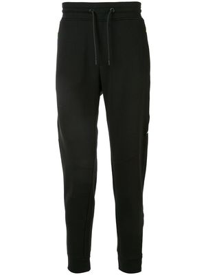 Emporio Armani side-stripe track pants - Black