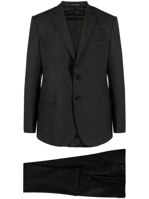 Emporio Armani single-breasted tailored suit - Grey