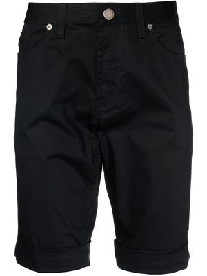 Emporio Armani slim-cut denim shorts - Black