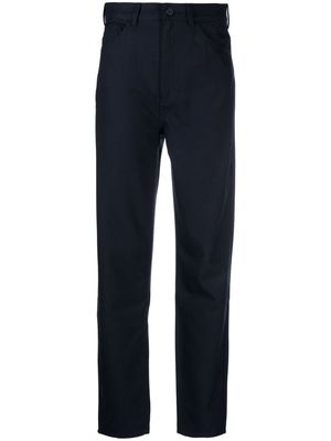 Emporio Armani slim-cut high-rise jeans - Blue
