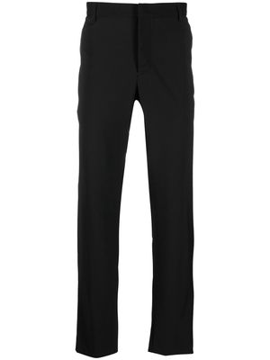 Emporio Armani slim-fit tailored suit trousers - Black