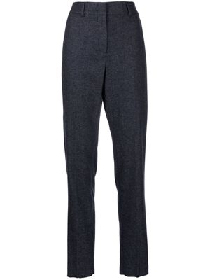 Emporio Armani slim-fit tailored trousers - Black