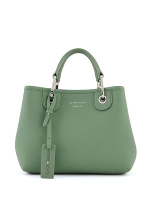 Emporio Armani small MyEA tote bag - Green