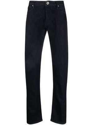 Emporio Armani straight-leg five-pocket jeans - Blue