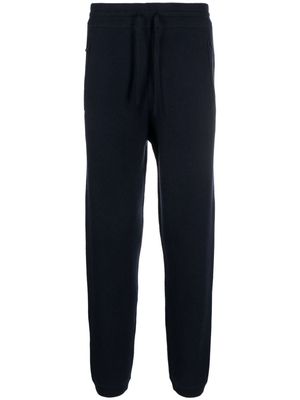 Emporio Armani straight-leg knitted trousers - Blue