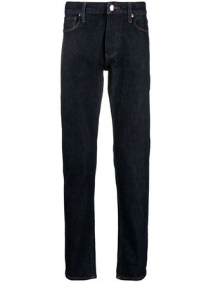 Emporio Armani straight-leg mid-rise jeans - Blue