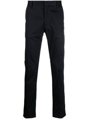 Emporio Armani straight leg tailored trousers - Blue