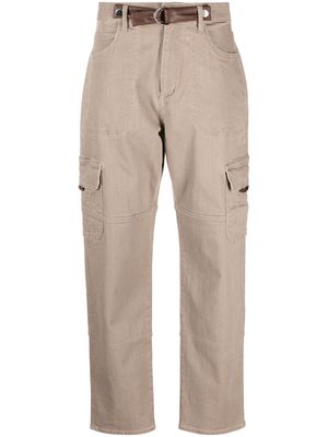 Emporio Armani tapered cargo trousers - Brown