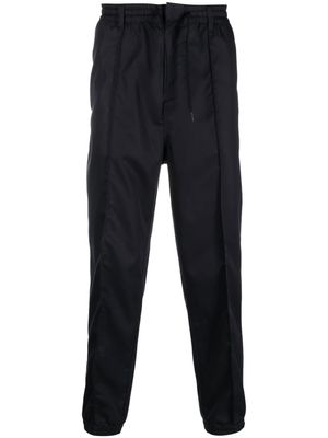 Emporio Armani tapered drawstring trousers - Blue