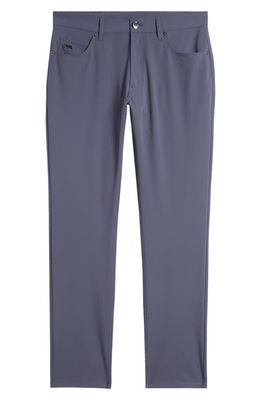Emporio Armani Techno Five-Pocket Pants in Solid Bright Blue