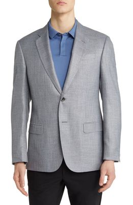 Emporio Armani Textured Sport Coat in Grey