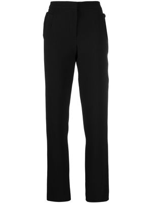 Emporio Armani two-pocket slim tailored trousers - Black