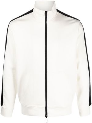 Emporio Armani two-tone track jacket - White