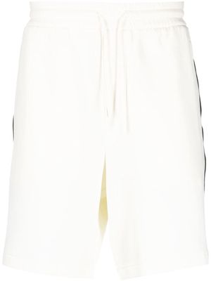 Emporio Armani two-tone track shorts - White