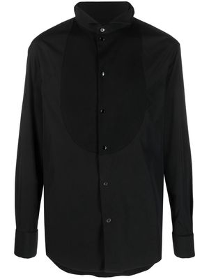 Emporio Armani wingtip-collar tuxedo shirt - Black