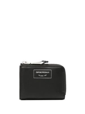Emporio Armani zip-around small wallet - Black