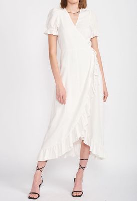 En Saison Women's Nala Midi Dress in Off White