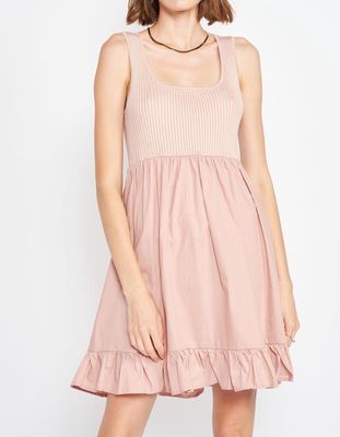 En Saison Women's Winslow Mini Dress in Pink