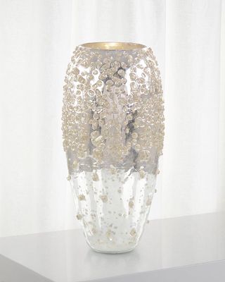 Encrusted Sparkle Decorative Vase
